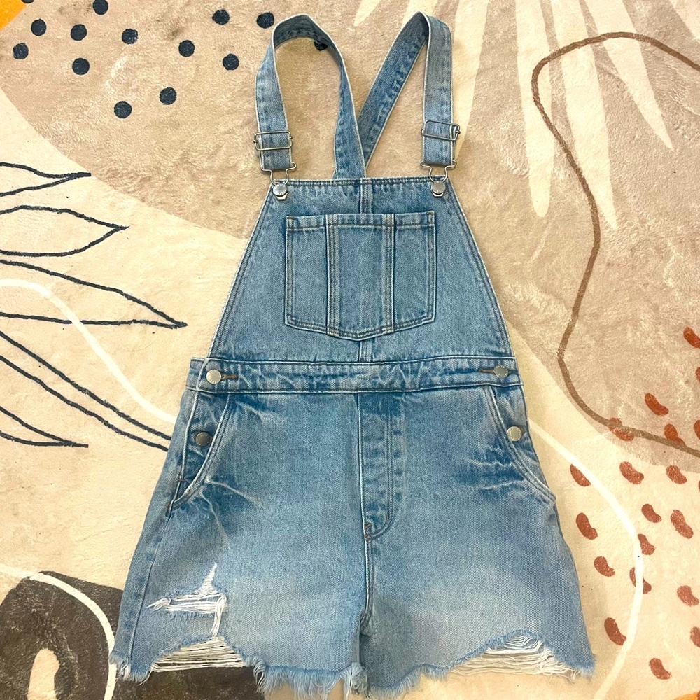 ROLLAS Original Shorts cut-off overalls NWOT